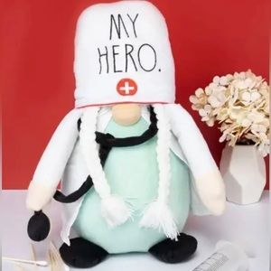 Rae Dunn My Hero Gnome for Nurse ~ Dr ~ EMT ~ Medic